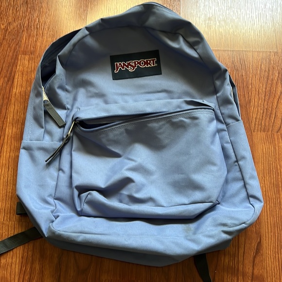 Jansport Light Purple and Gray Lightweight Backpack - Picture 2 of 12